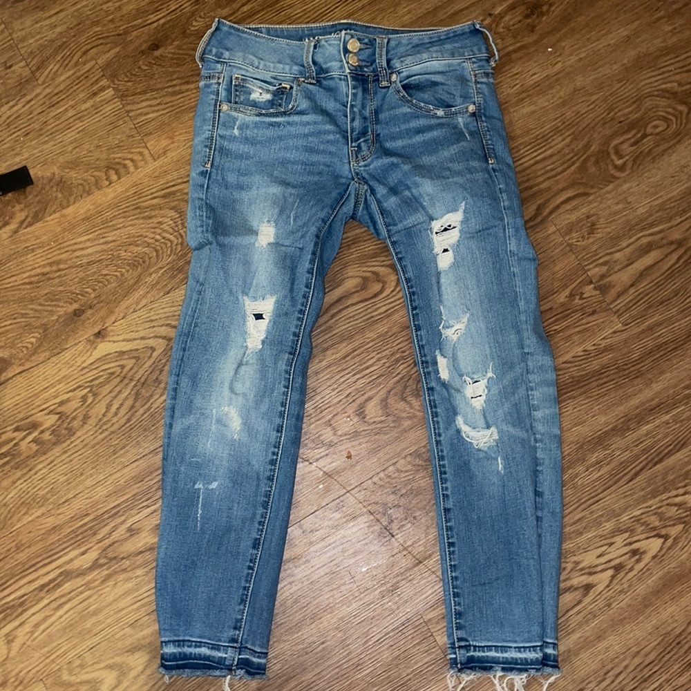 American Eagle Cropped Skinny Jeans